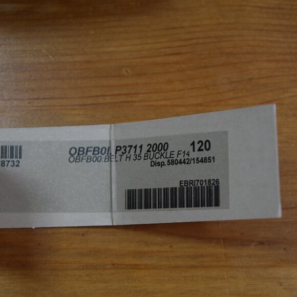 $1100 Brioni Men's Dark Brown Suede Belt Genuine Leather Handmade Italy 120 48 - Picture 6 of 16